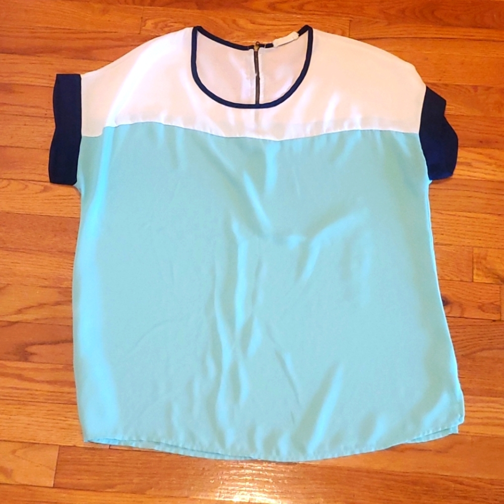 Color Block Blouse